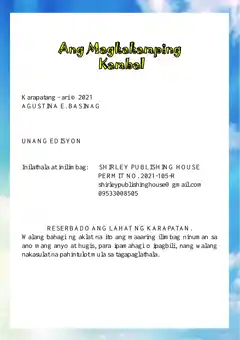 Cover of ANG MAGKAKAMPING KAMBAL
