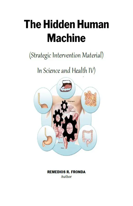 Cover of THE HIDDEN HUMAN MACHINE (Strategic Intervention Material in Science and Health IV)