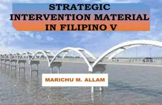 Cover of Strategic Intervention Material in Filipino V