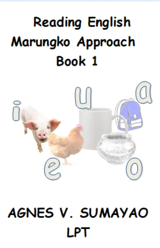 Cover of Reading English Marungko Approach Book 1