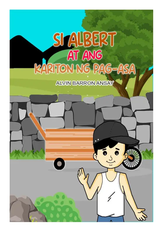 Cover of Si Albert at ang Kariton ng Pag-asa