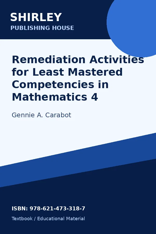 Cover of Remediation Activities for Least Mastered Competencies in Mathematics 4