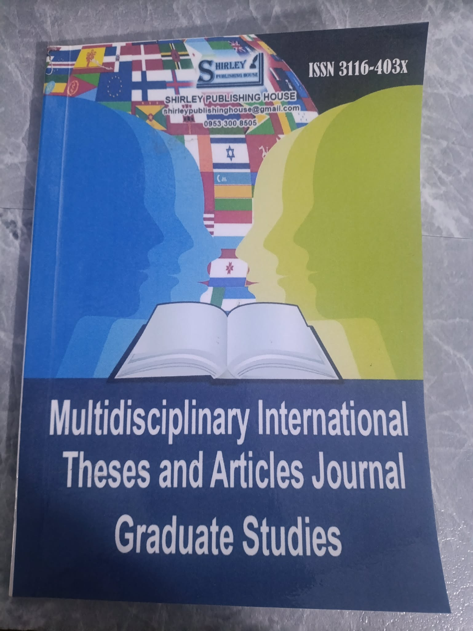 Official cover of the Multidisciplinary International Theses and Articles Journal Graduate Studies
